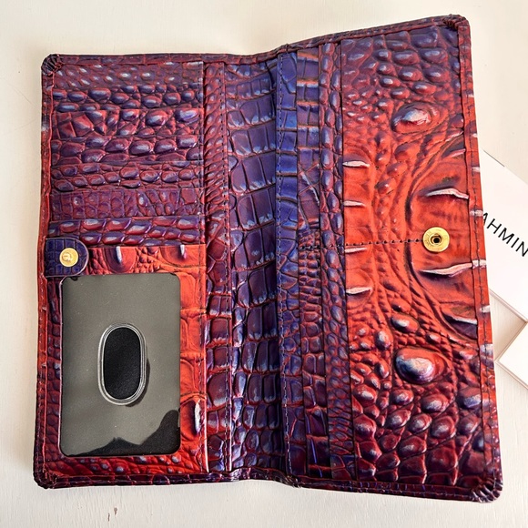 Brahmin Ady Dawning Ombré All Over Genuine Leather Wallet NWT - Picture 7 of 10
